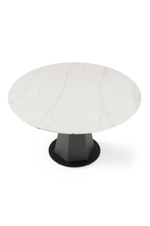 White Ceramic Extendable Dining Table | OROA Modern Barela | Oroa.com
