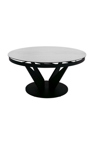 Black Ceramic Extendable Dining Table | OROA Modern Alberta | Oroa.com