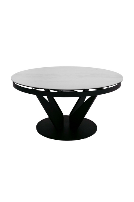 Black Ceramic Extendable Dining Table | OROA Modern Alberta | Oroa.com