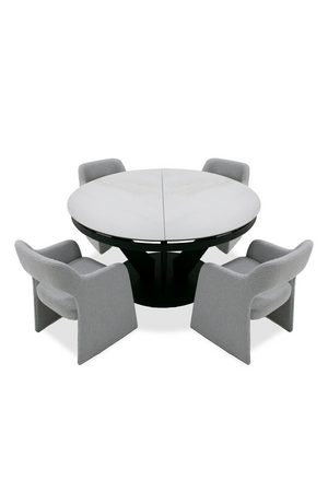 Black Ceramic Extendable Dining Table | OROA Modern Alberta | Oroa.com
