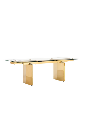 Glass Extendable Dining Table | OROA Modern Nassim | Oroa.com