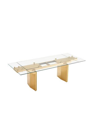 Glass Extendable Dining Table | OROA Modern Nassim | Oroa.com