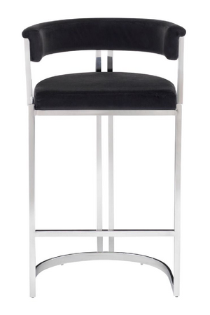 Black Velvet Counter Stool | OROA Modern Munith | Oroa.com