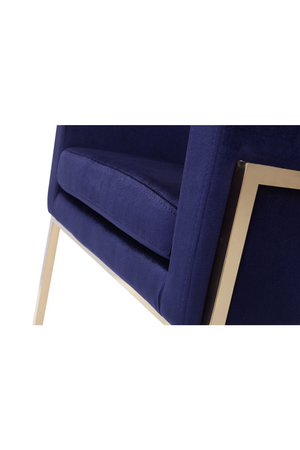 Blue Velvet Kids Chair | OROA Modern Betsy | Oroa.com