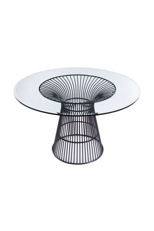 Round Tempered Glass Dining Table | OROA Modern Chandler | Oroa.com