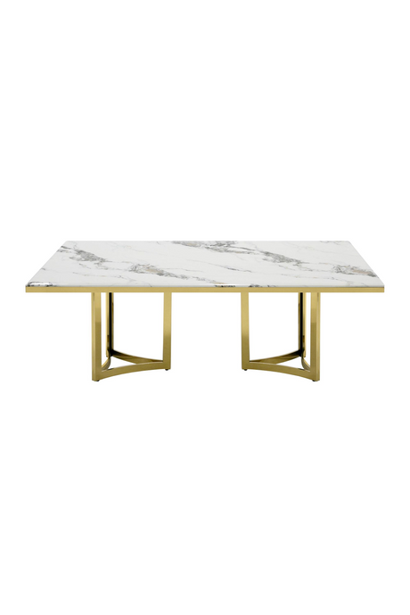 White Marble Top Dining Table | OROA Modern Loomis | Oroa.com