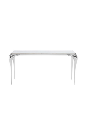 Stainless Steel Marble Console Table | OROA Modern Vince | Oroa.com