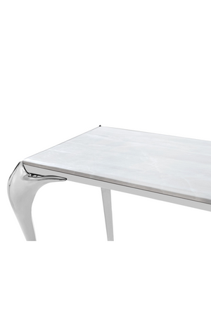 Stainless Steel Marble Console Table | OROA Modern Vince | Oroa.com