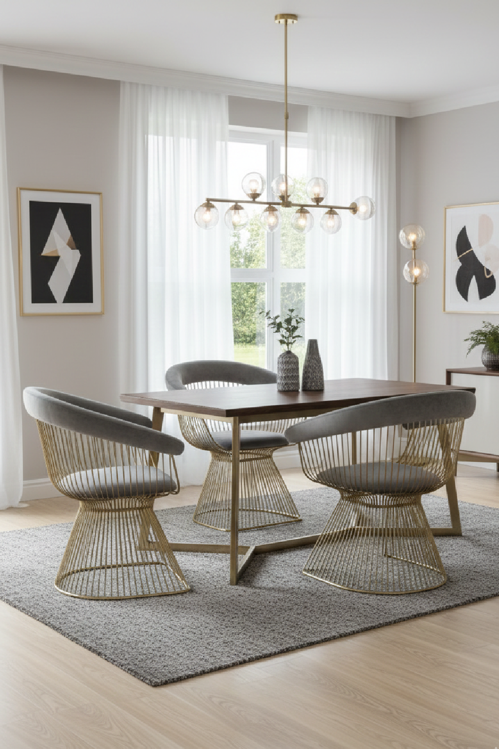   Windsor Back Velvet Dining Chair | Oroa.com