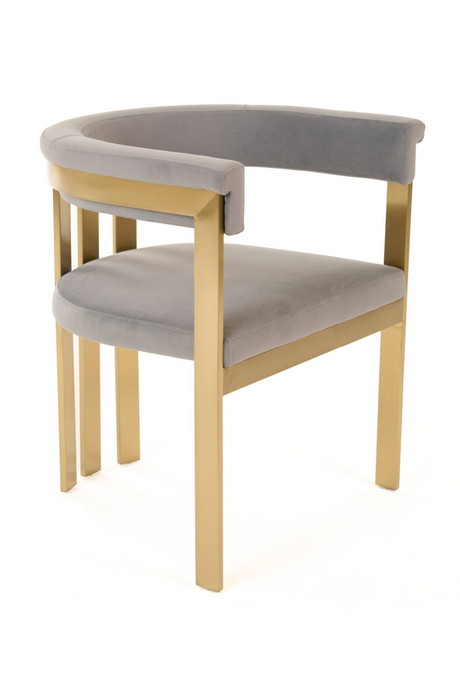 Gray Velvet Dining Chair | OROA Modern Pontiac | Oroa.com
