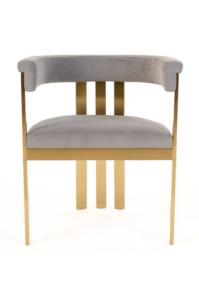 Gray Velvet Dining Chair | OROA Modern Pontiac | Oroa.com