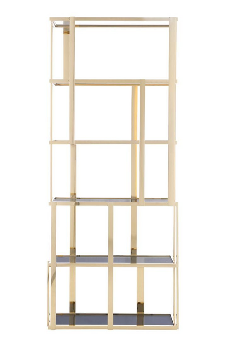 Gold Framed Bookcase | OROA Modern Tipton | Oroa.com