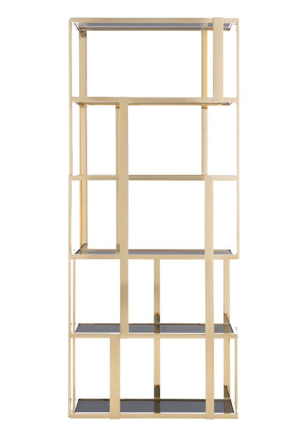 Gold Framed Bookcase | OROA Modern Tipton | Oroa.com