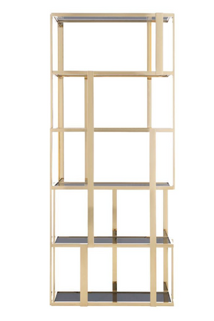 Gold Framed Bookcase | OROA Modern Tipton | Oroa.com