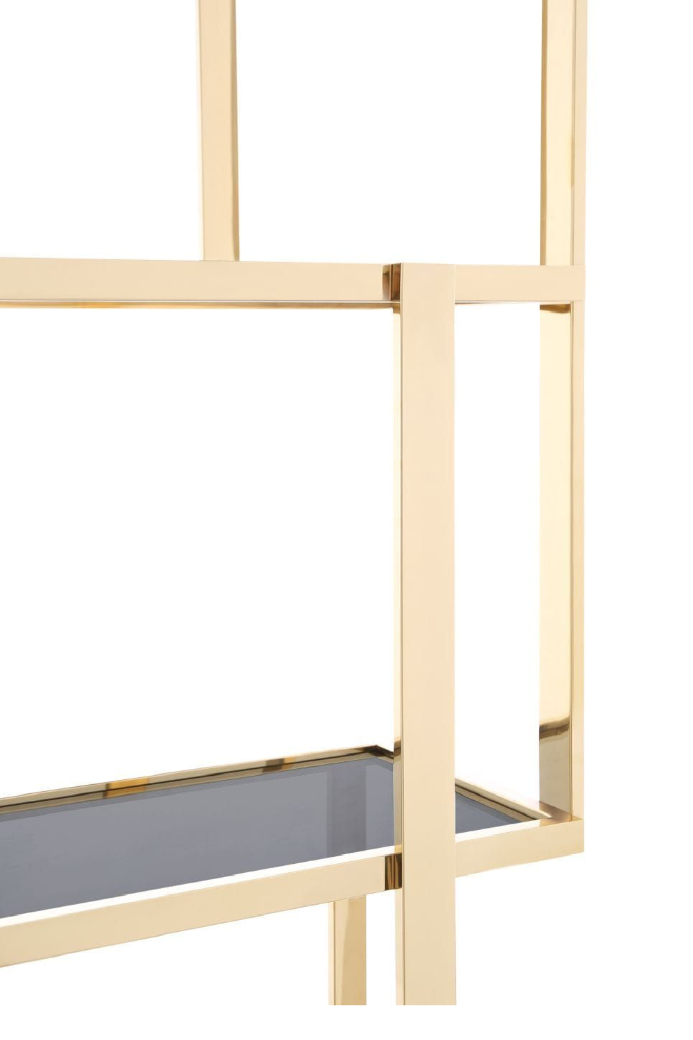 Gold Framed Bookcase | OROA Modern Tipton | Oroa.com