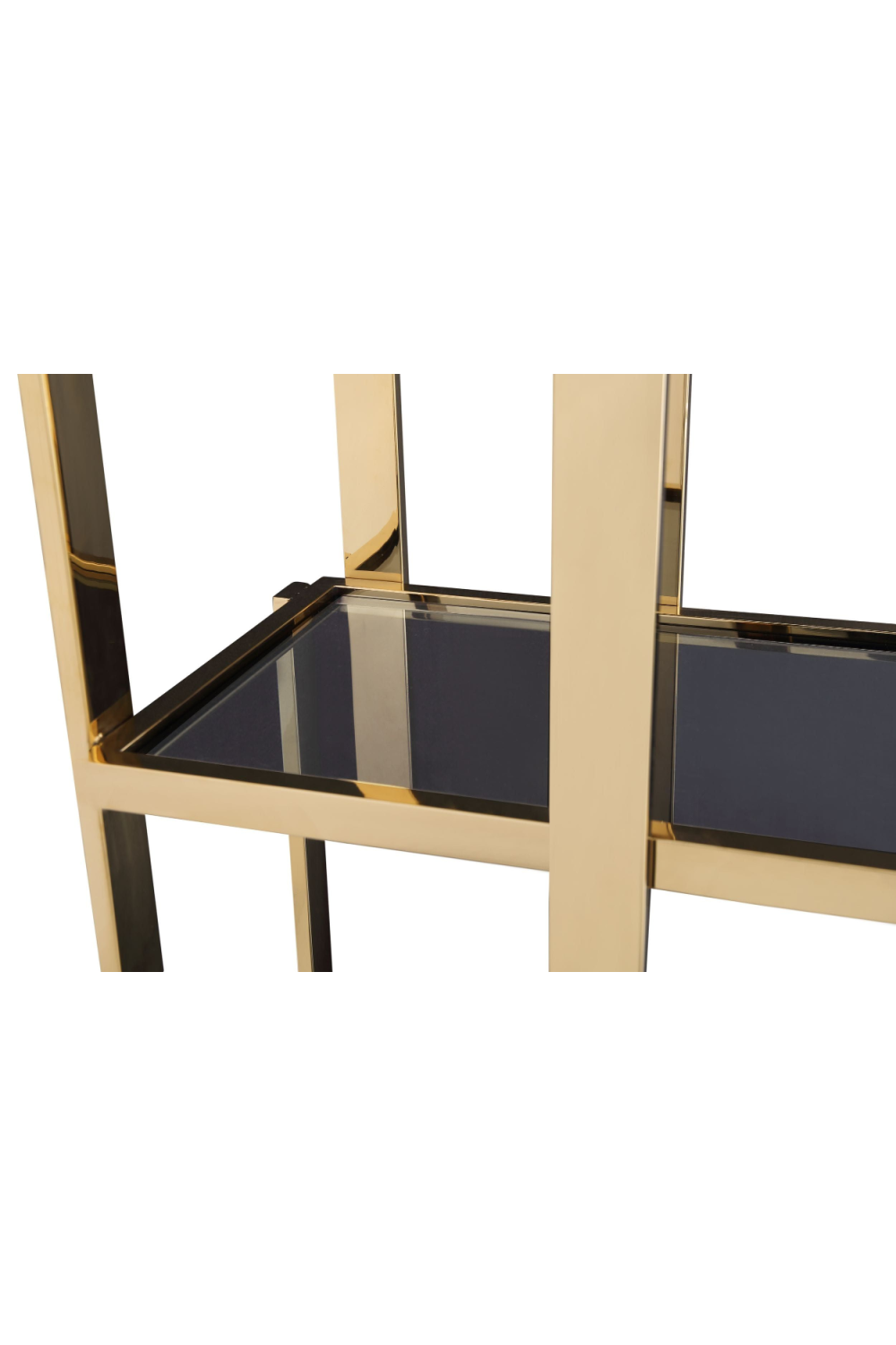 Gold Framed Bookcase | OROA Modern Tipton | Oroa.com