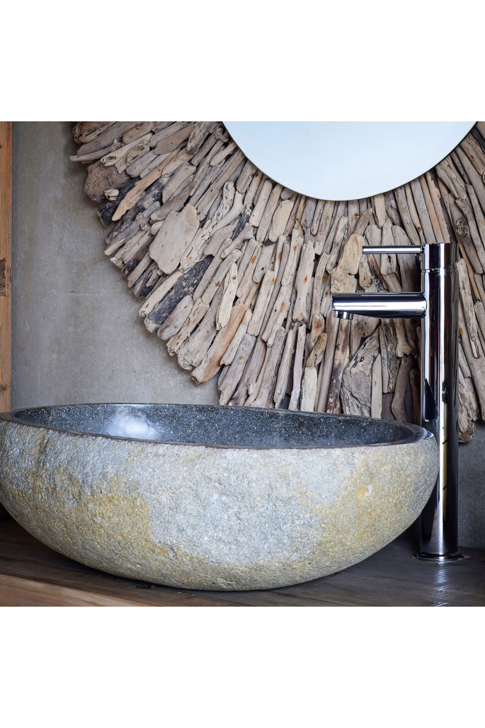 Stone Organic Bathroom Sink | Vical Home Taurus | Oroa.com