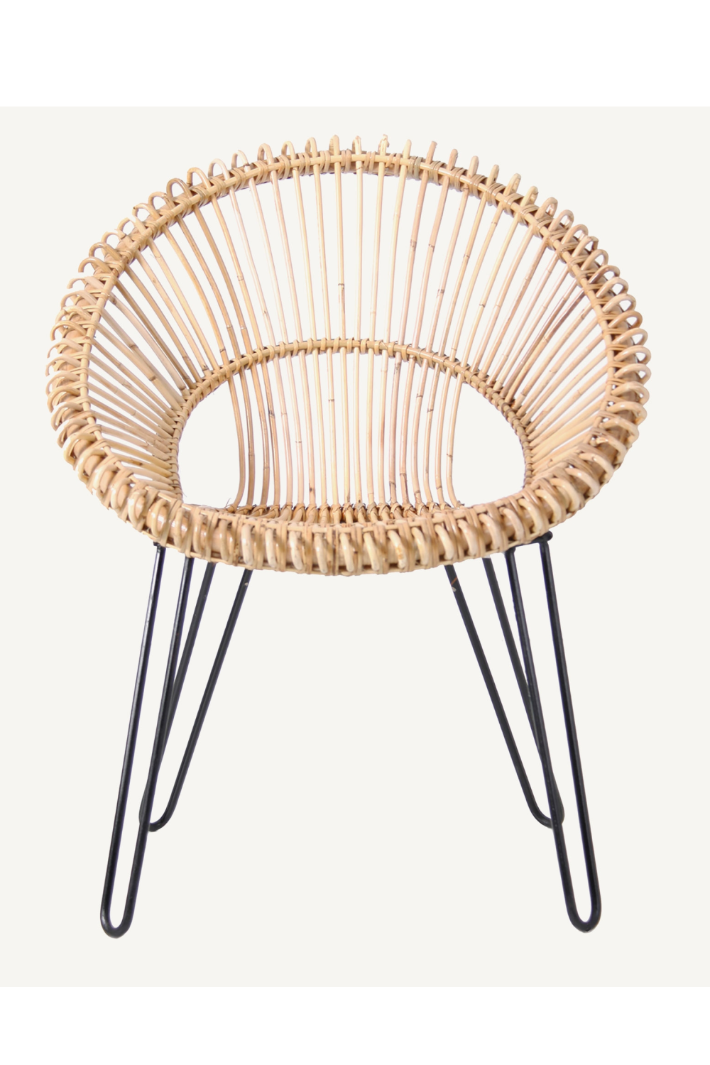 Brown Rattan Round Armchair | Vical Home Alfta | Oroa.com