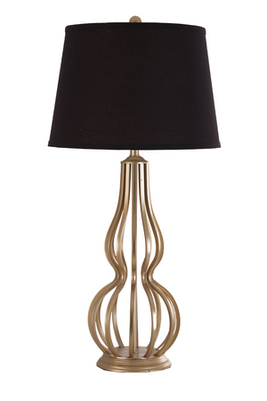 Black Linen Table Lamp | Vical Home | Oroa.com
