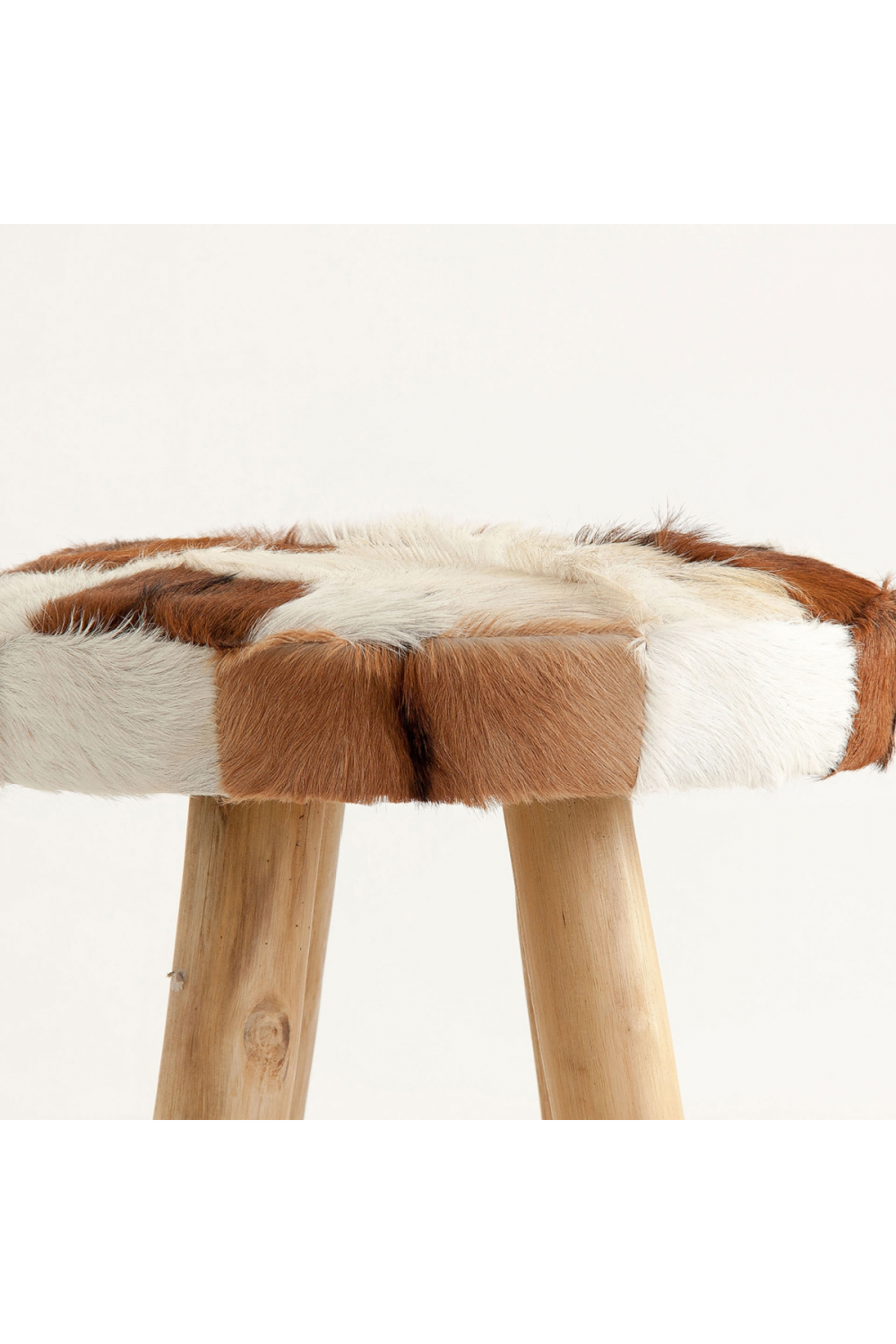 Leather Covered Stool | Vical Home Dallas | Oroa.com