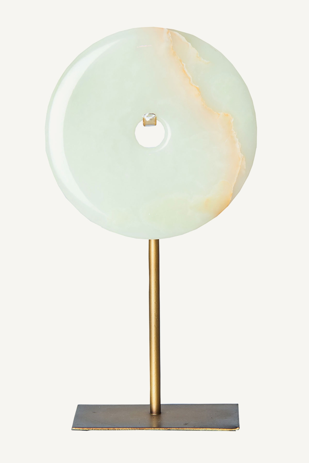 Round Natural Gem Decor Figure M | Vical Home Jade | Oroa.com