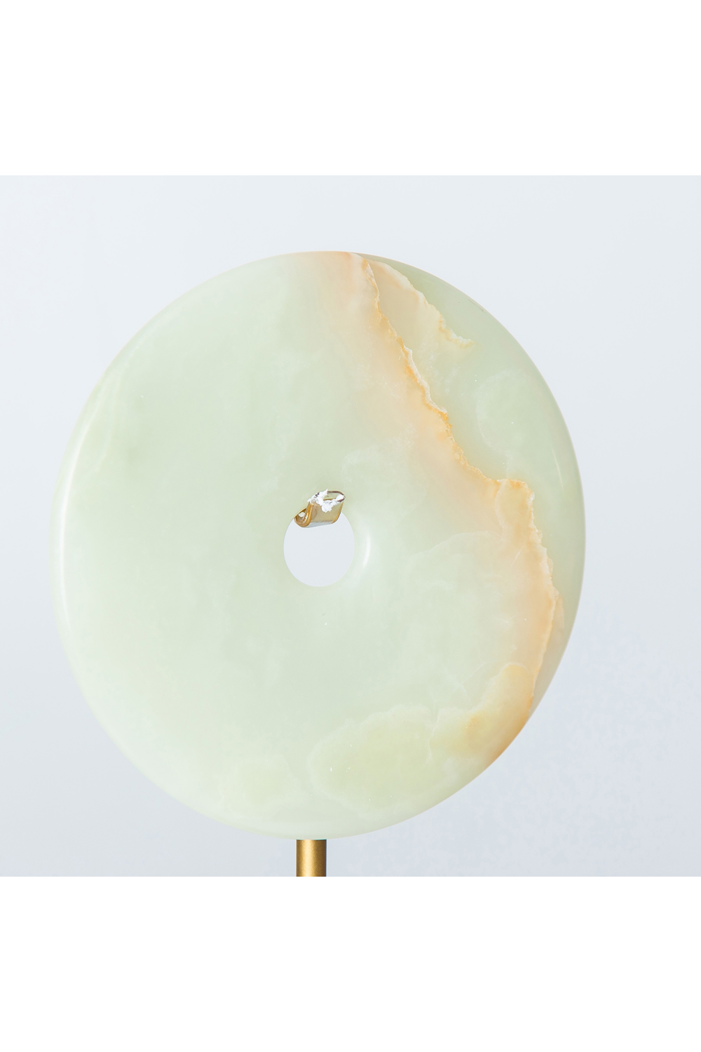 Round Natural Gem Decor Figure M | Vical Home Jade | Oroatrade.com