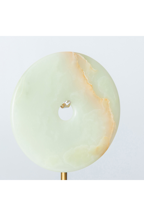 Round Natural Gem Decor Figure M | Vical Home Jade | Oroa.com