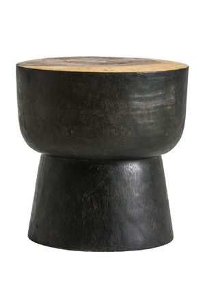 Black Tropical Wood Side Table | Vical Home Arusa | Oroa.com