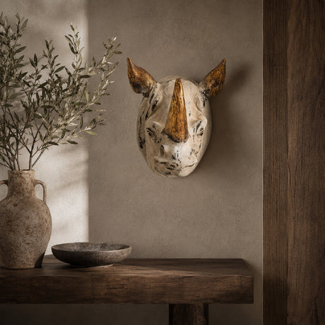   Cream Animal Bust | Oroa.com