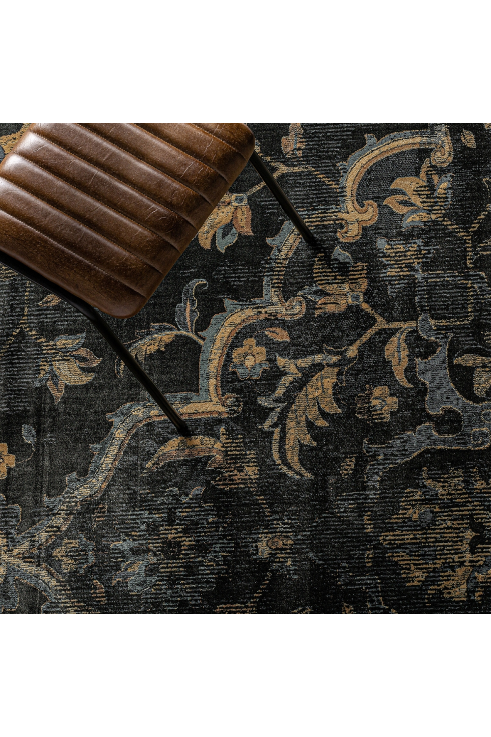 Dark Viscose Area Rug 11' x 8' | Vical Home Anxela | Oroa.com