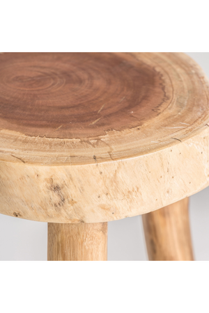 Suar Wood 3-Legged Stool | Vical Home Clues | Oroa.com