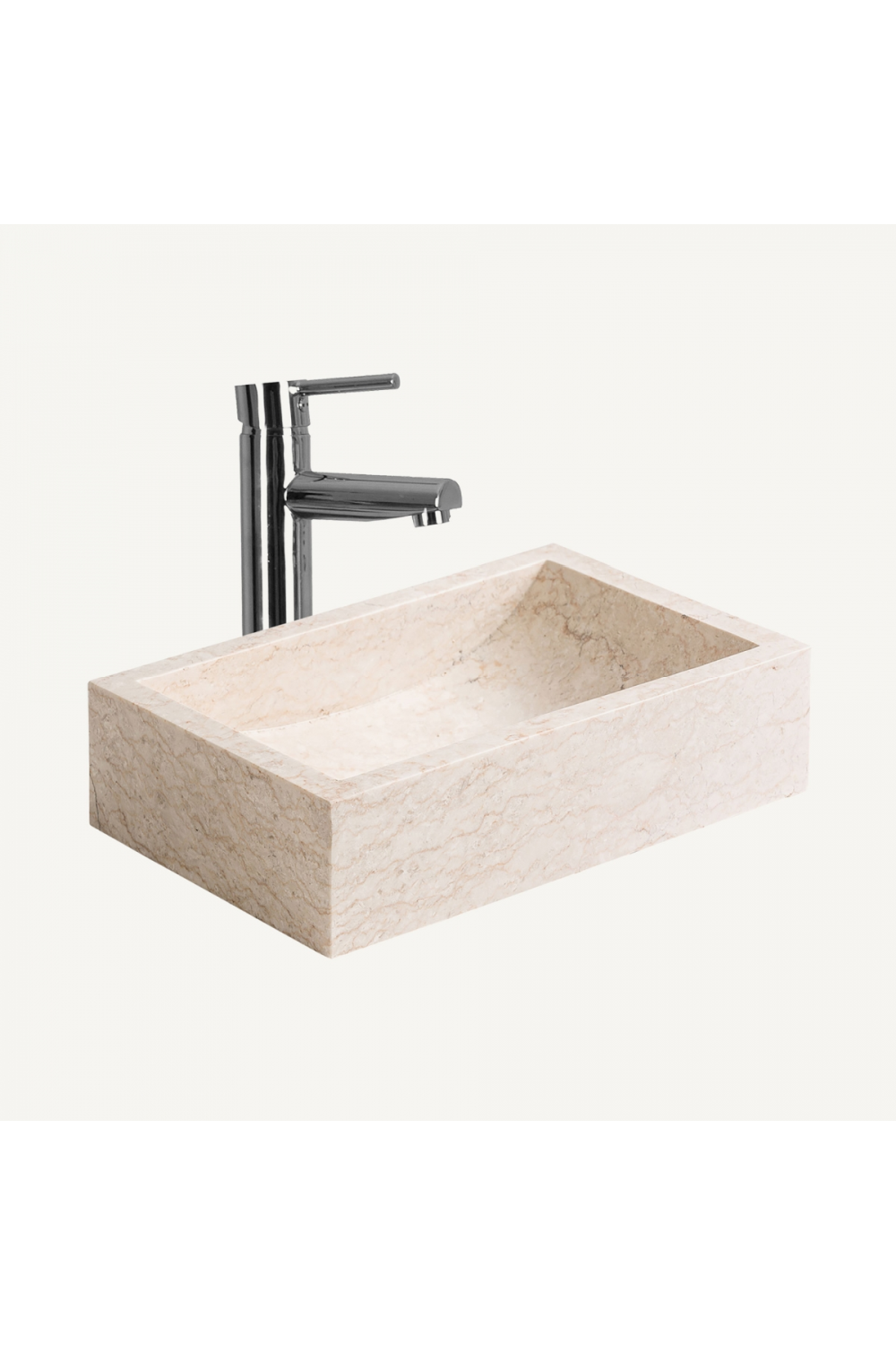 White Stone Bathroom Sink | Vical Home Haumea | Oroa.com