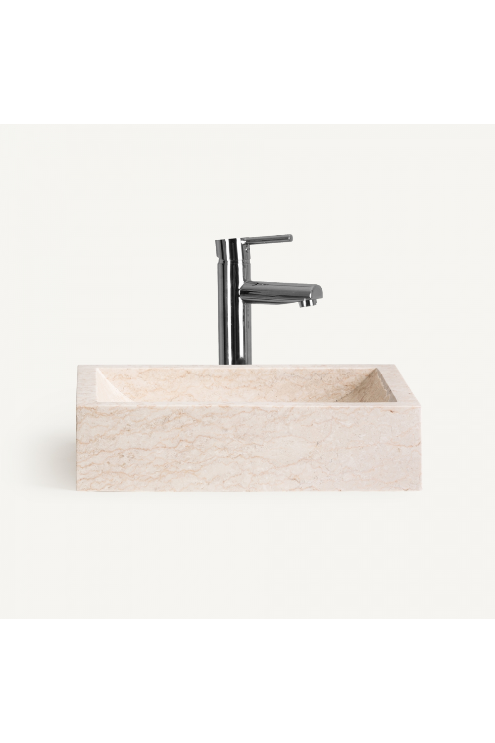 White Stone Bathroom Sink | Vical Home Haumea | Oroa.com