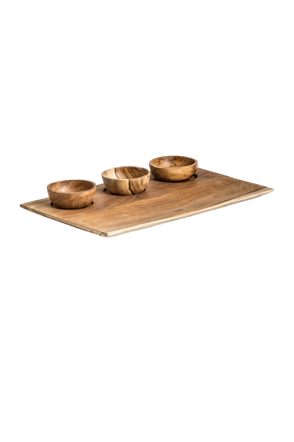 Teak Wood Tray Set (4) | Vical Home Ikuah | Oroa.com