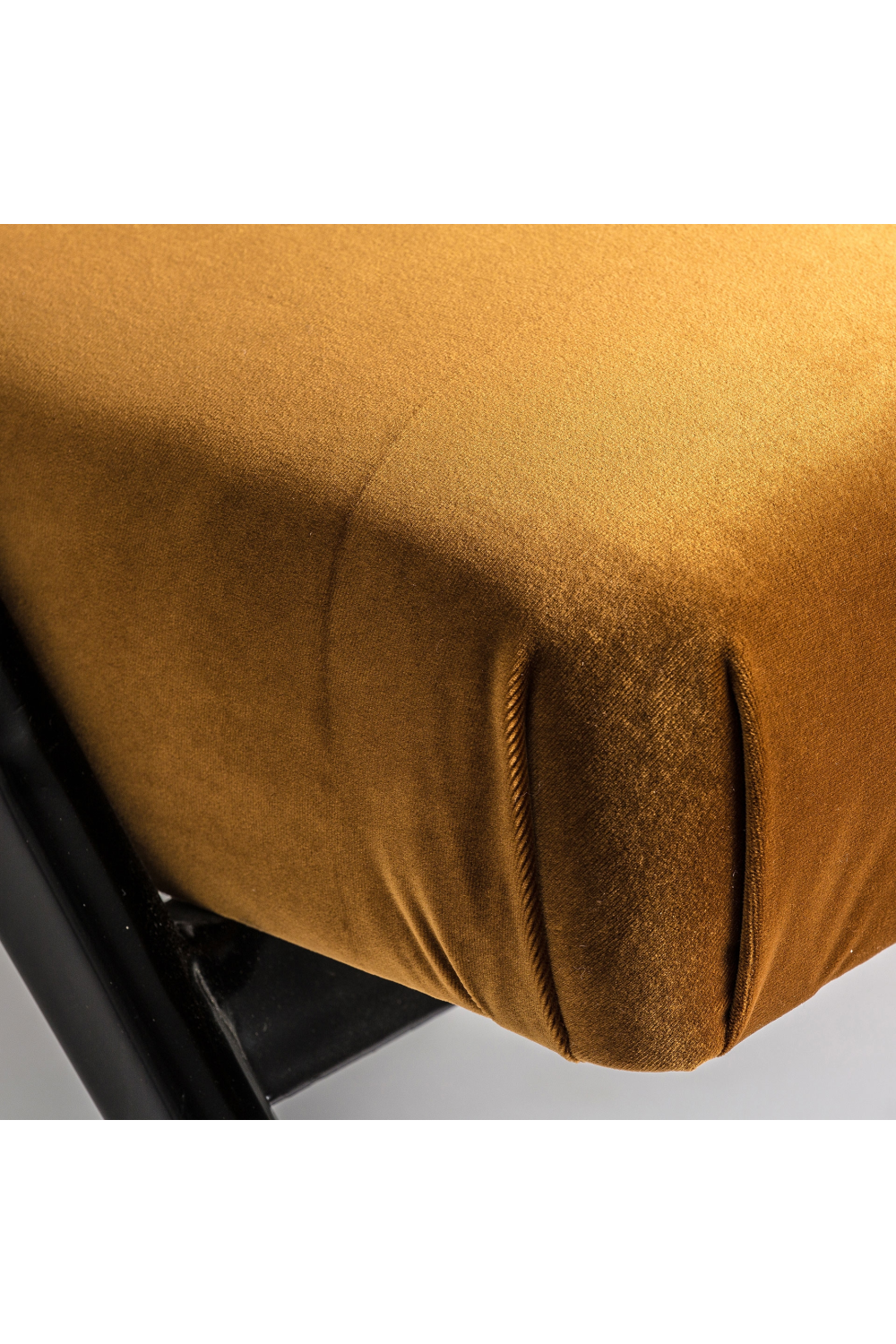 Ocher Velvet Seat Armchair | Vical Home Brillon | Oroa.com