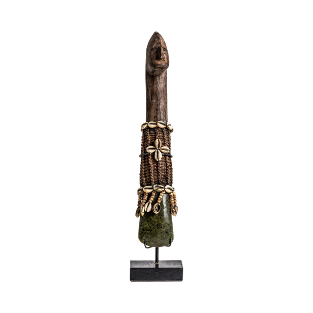 Modern furniture - Aged Tropical Wood Decorative Figure - www.oroa.com