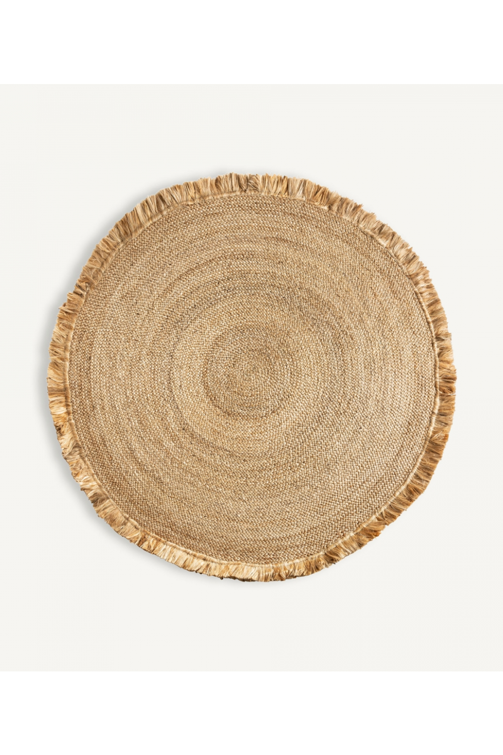 Braided Fiber Round Carpet 5'5" | Vical Home Kisai | Oroa.com