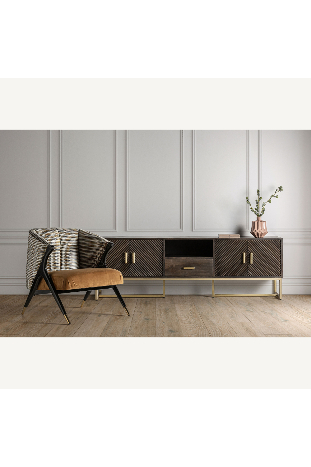 Diagonal Fluted Media Unit | Vical Home Kraj | Oroa.com