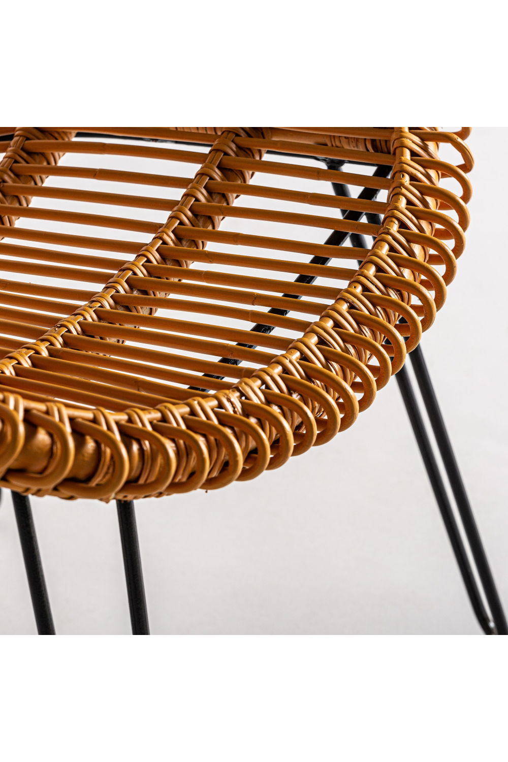 Yellow Rattan Round Armchair | Vical Home Alfta | Oroa.com