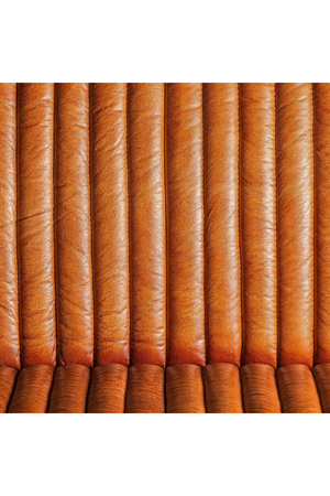 Brown Leather Bar Sofa | Vical Home Chadron | Oroa.com