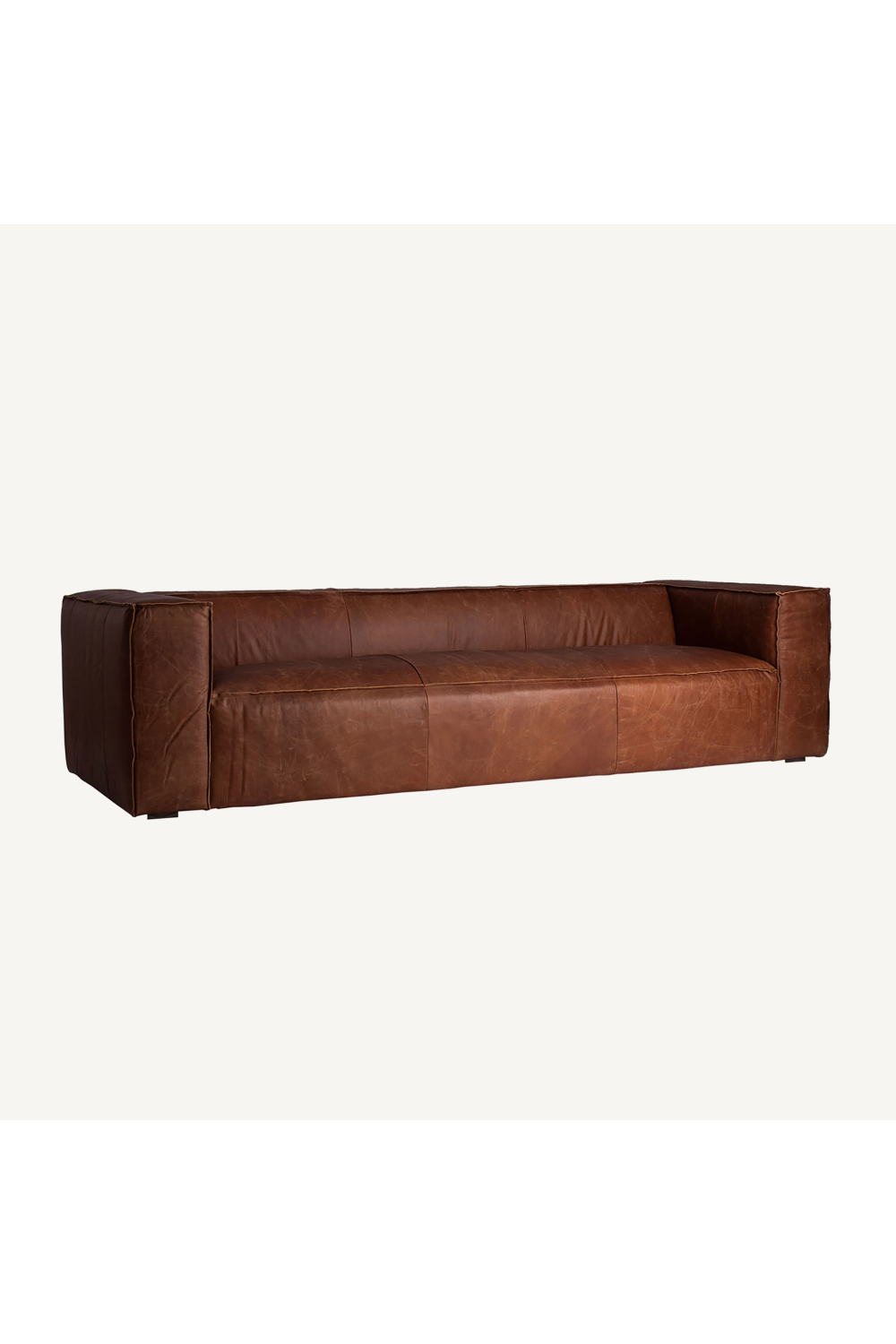 Brown Leather Sofa | Vical Home Kurza | Oroa.com
