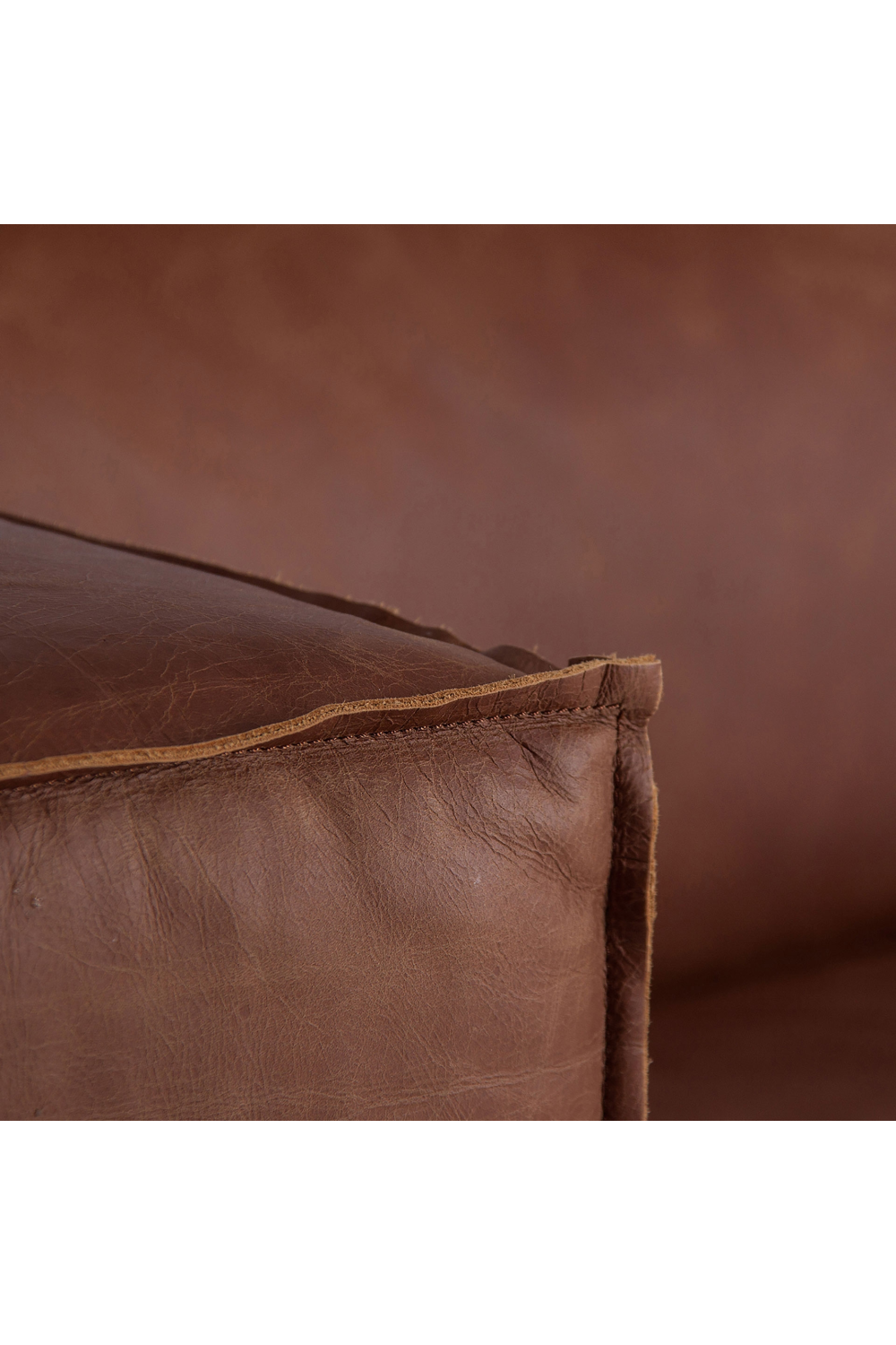 Brown Leather Sofa | Vical Home Kurza | Oroa.com