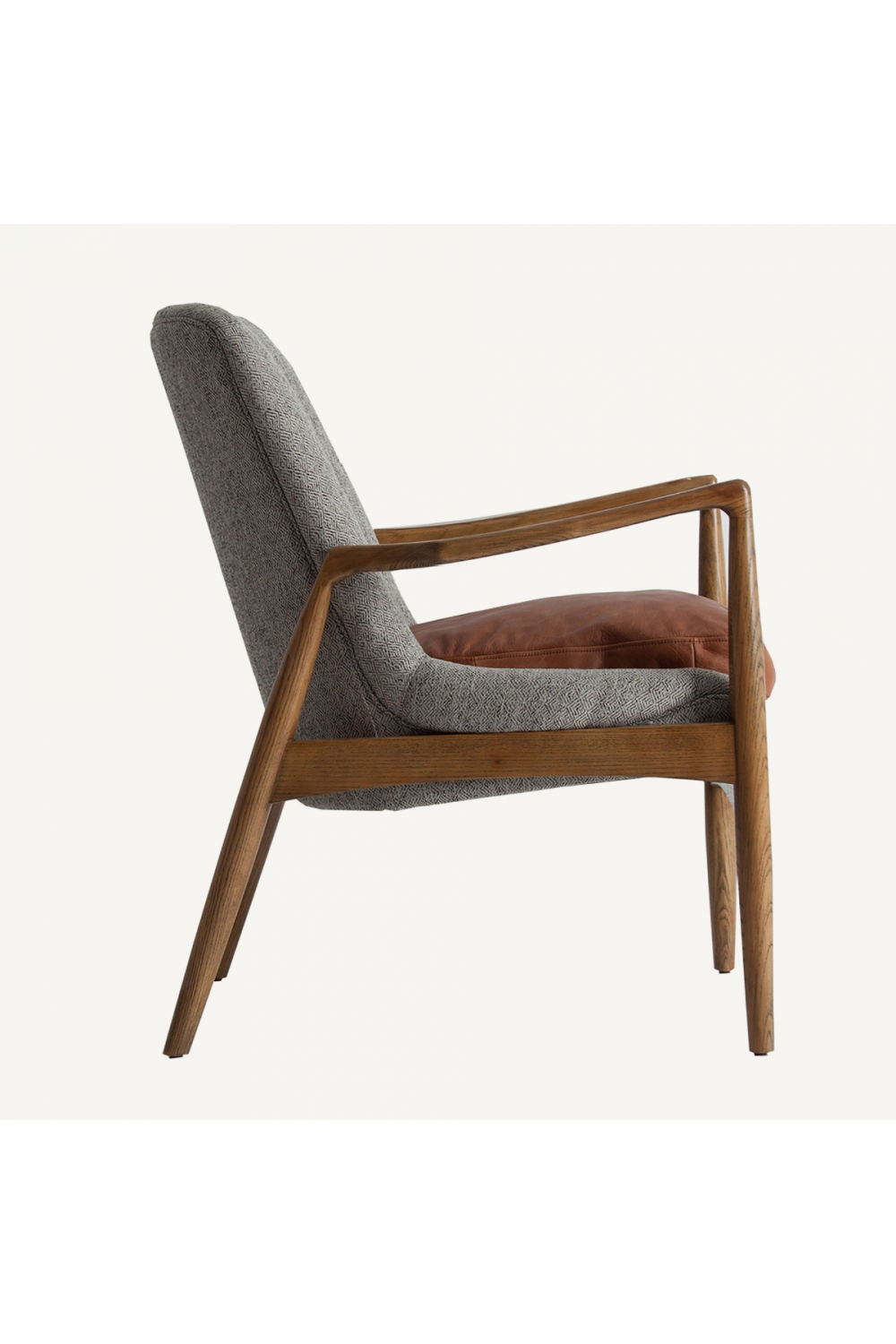 Gray Upholstered Nordic Armchair | Vical Home Elati | Oroa.com