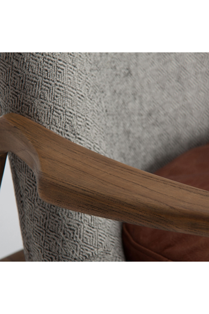 Gray Upholstered Nordic Armchair | Vical Home Elati | Oroa.com