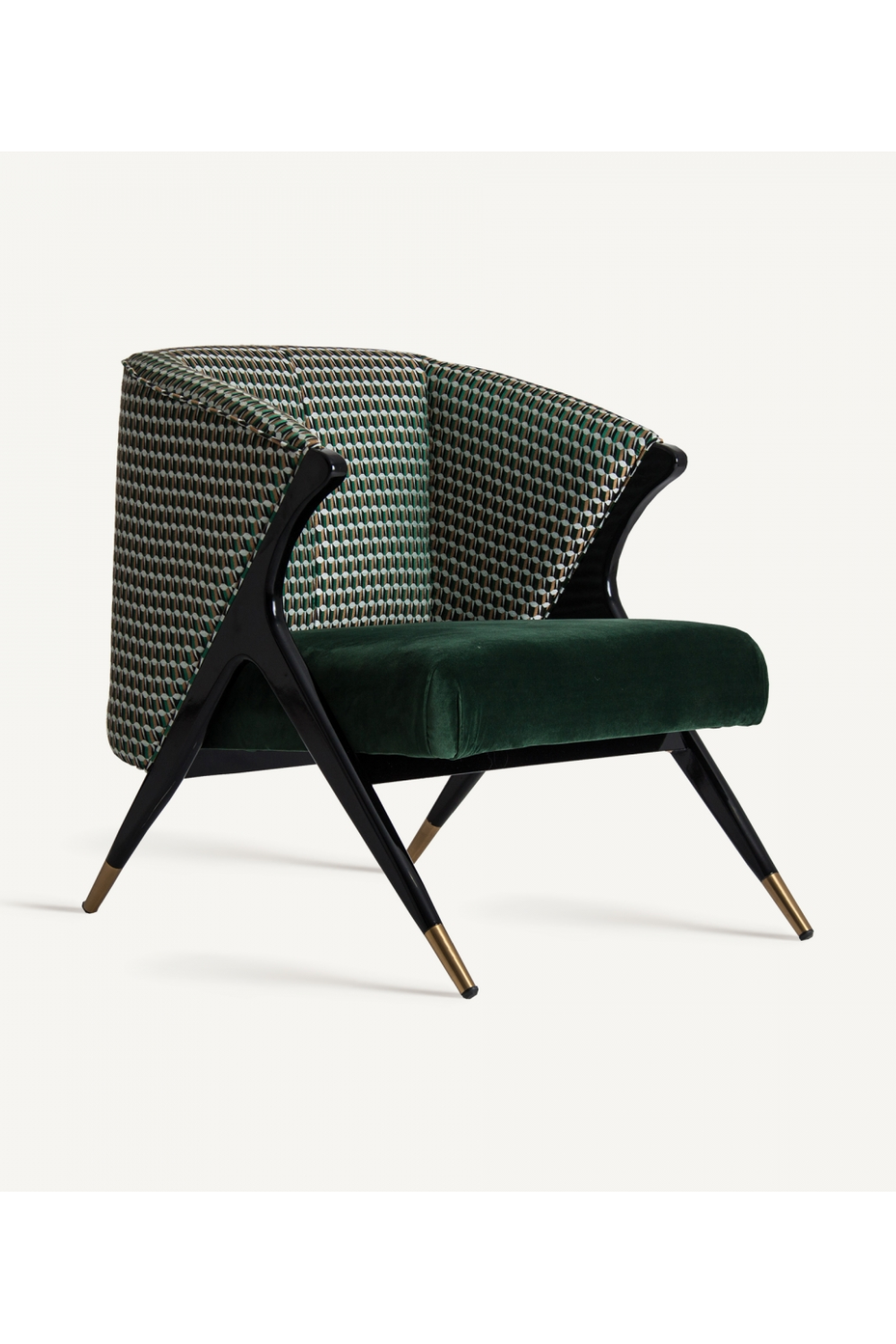 Modern Green Velvet Armchair | Vical Home Kelheim | Oroa.com