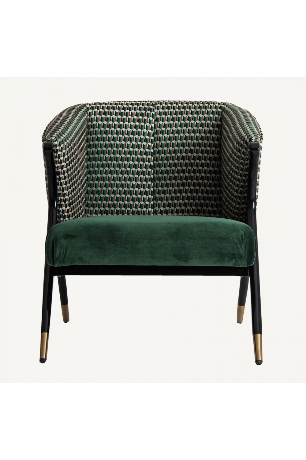 Modern Green Velvet Armchair | Vical Home Kelheim | Oroa.com