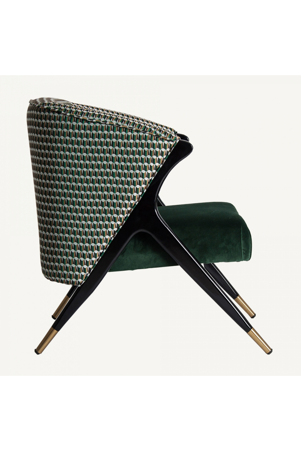 Modern Green Velvet Armchair | Vical Home Kelheim | Oroa.com