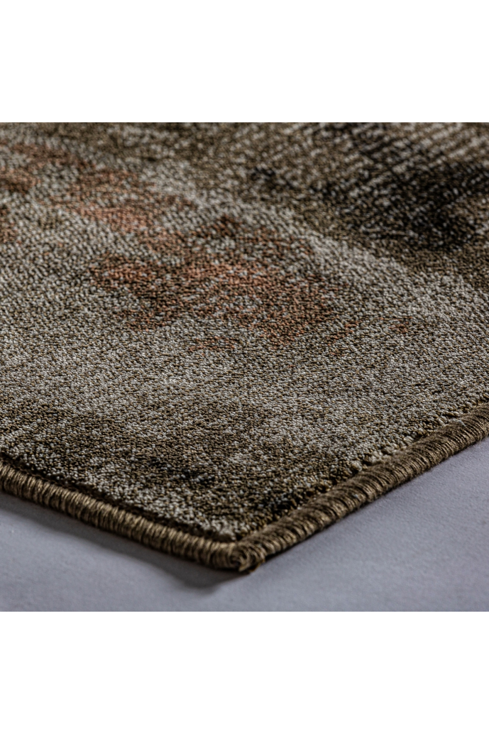 Brown Toned Viscose Rug 9'5" x 6'5" | Vical Home Olivia| Oroa.com