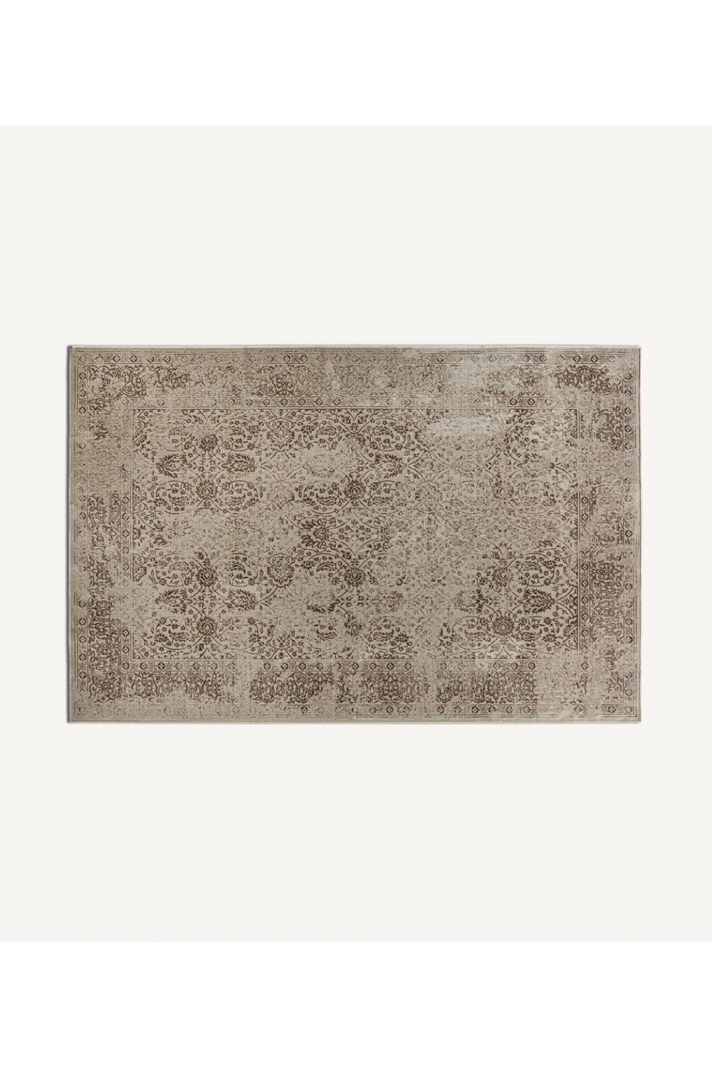 Beige Classic Style Carpet 9'5" x 6'5" | Vical Home Light | Oroa.com