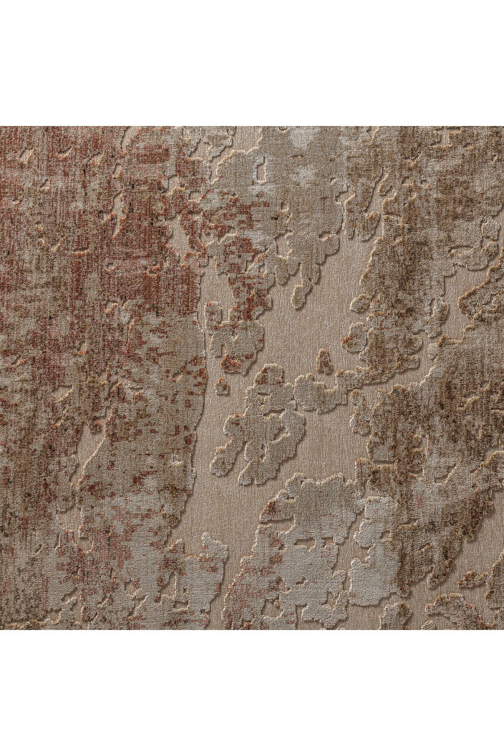 Beige Chenille Rug 9'5" x 6'5" | Vical Home Queen | Oroa.com